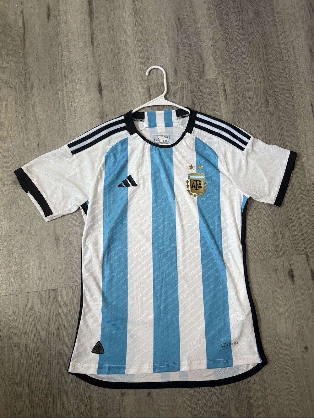 Adidas  Argentina World Cup Soccer Jersey Player Edition